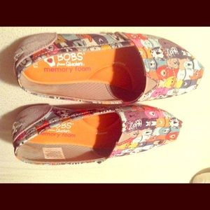 Bobs woman's dog print shoes
